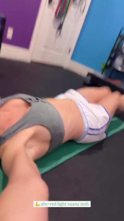 Workout & Sauna Sesh, IG Story 2025-05-12