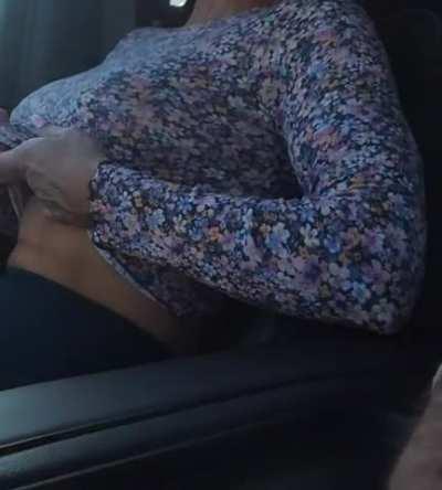 this flower print hides them so well [f]