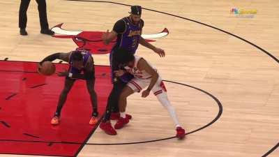 [Highlight] Coby White makes a play on AD's balls