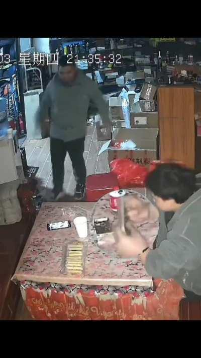 Dude breaks his phone and pretend it wasn’t his fault.