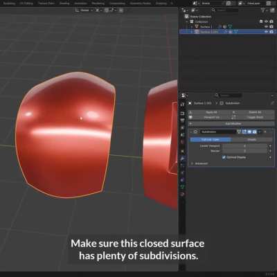 Fix shading issues around holes in Blender