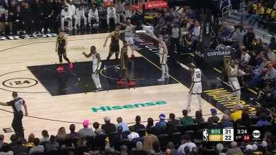 [Highlight] Derrick White with a block on an Andrew Wiggins layup