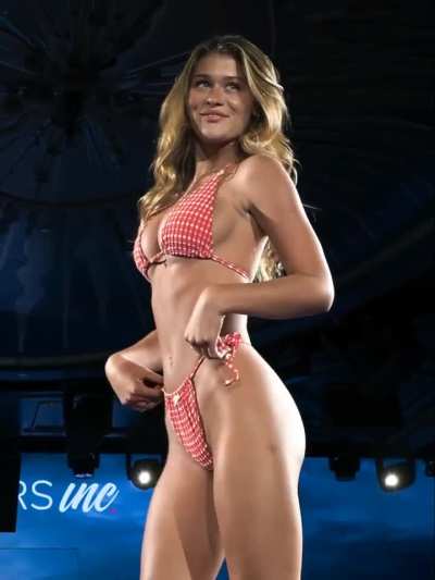 Nicole Booker - CI Swim, NY Fashion Week 2024 (alt angle with SloMo)