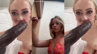 Tiktok Babe Meets BBC