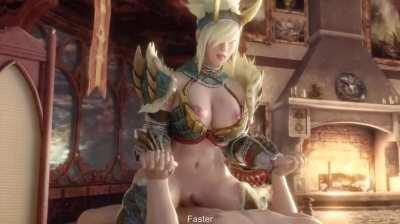 Zinogre armor (Exga) (Monster Hunter World)