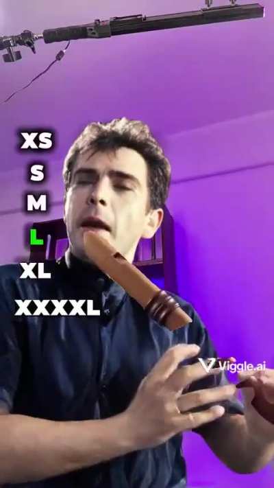 Peter reminding you he can play the flute any chance he gets