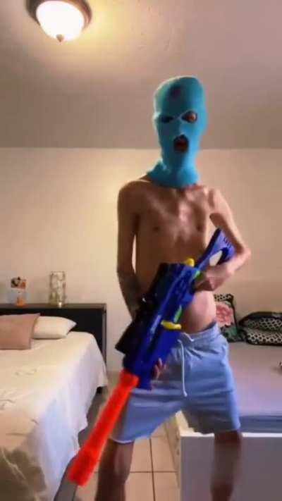 Robber kid you steal his soup he steals your testicles