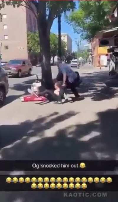 He gave bro a post game interview 😂😂