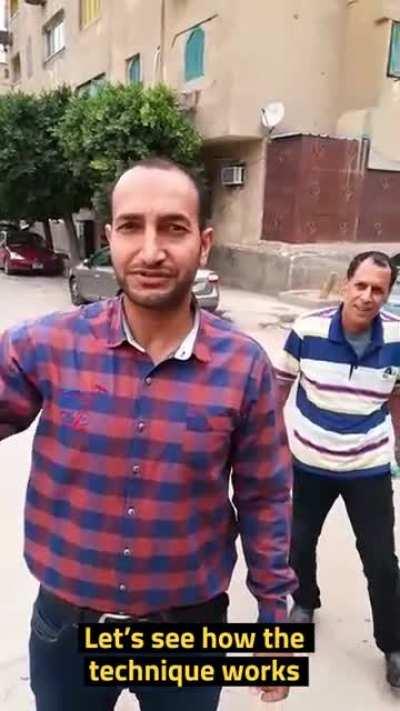 Brutal self-defense technique