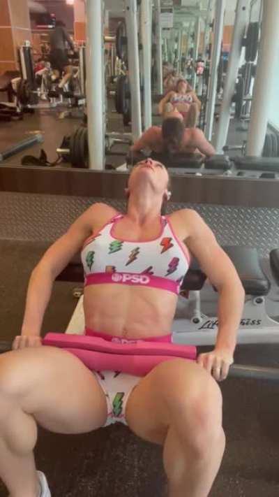 how do my abs look thrusting twice your bodyweight?