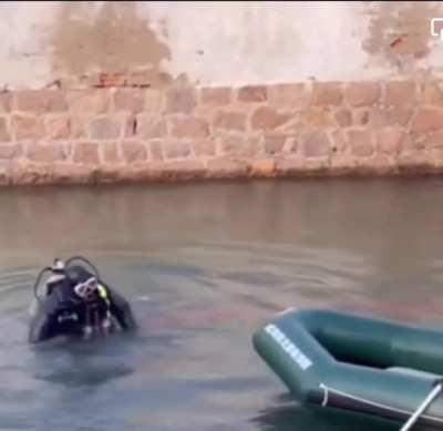 Not checking how deed the water is.