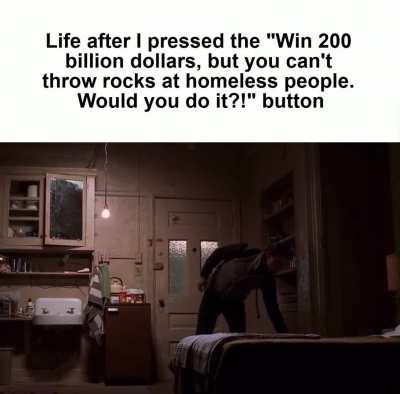 It's a sad sad life...