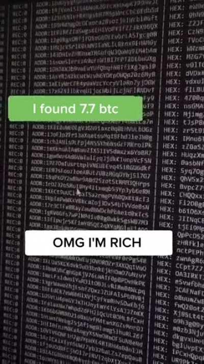 TikTok masterhacker haxs blockchain, bypasses private key, acquires 7.7 btc!!!