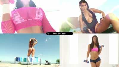 Workout Tease v1.0 - 4Screens (Abella, Valentina, Eva & Crystal)