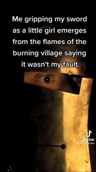 IT WAS MY FALT I JUST FOLLOWED ORDERS