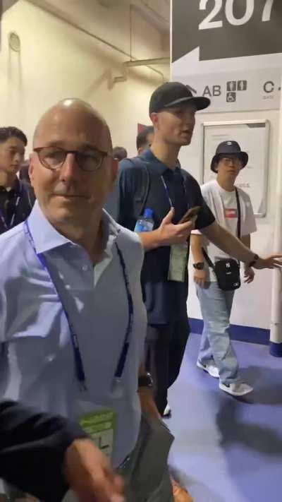 [Highlight] [Yakyu Cosmopolitan] New York Yankees GM Brian Cashman on witnessing Yoshinobu Yamamoto’s no-hitter, “It was fantastic. It was great for the fans and I’m glad I got to see it first hand.