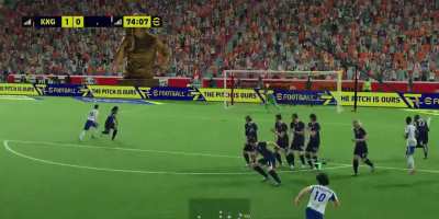 Mind games in division 1. Fantastic strike by Diego :)