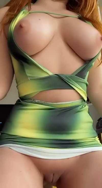 I'll always wear my fuckdoll attire around you so that you have easy access to my tits and pussy