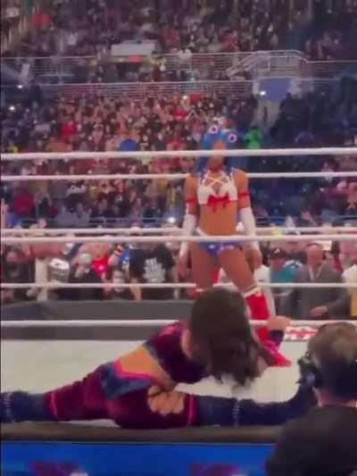 Alternate view of Melina's entrance