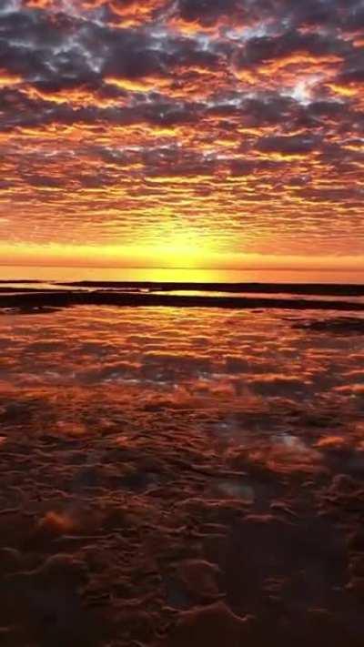 🔥 Water so still, feels like I'm walking on clouds