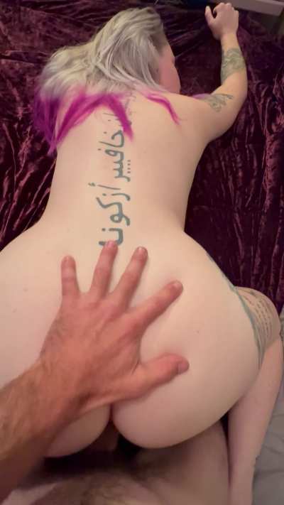 Doggy is my favorite position to take a big dick