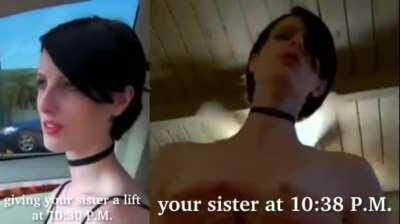 Give her a lift and mind your business!