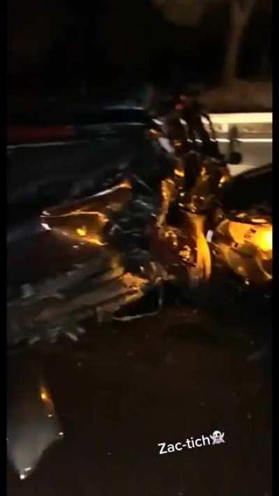 Those idiots have a breakdown in the middle of the highway and do nothing about it except laughing.