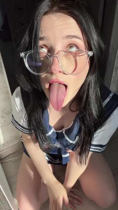 your dripping drooling little ahegao girl