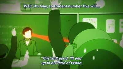 Who’s the biggest class clown? (Nichijou)