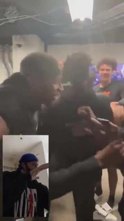 Suns not losing again this year while JaVale is running the pregame hype. From CP3's Instagram.