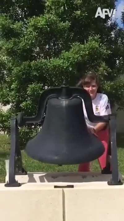 At least the bell had a nice ring when it fell ðð