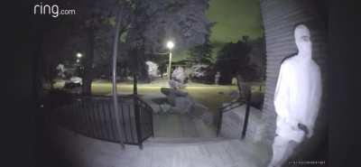 This happened at a neighbours house a couple of nights ago.