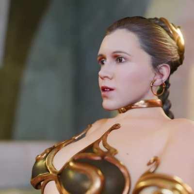 Boba Fett goes down on Slave Leia at Jabba's Palace (PN34)