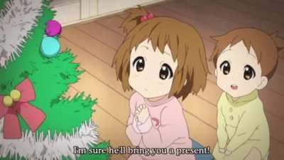 Yui is so cute in this scene [K-ON!]