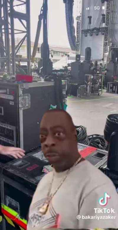 When you wander backstage looking for a grilled cheese and Trey asks what you’re doing