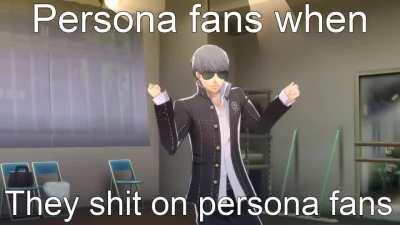 Don't fuck with us persona fans. We hate each other