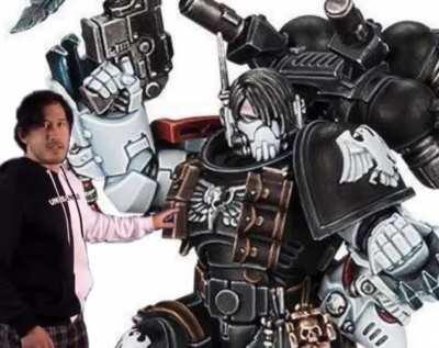 My best friend made this tonight. He is a Night Lords player, and wanted it spread across the lands. Re-uploaded. Won't work if your on mobile.