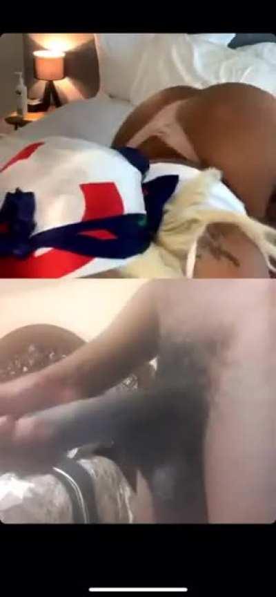 Bruh had the hammer out on IG live 😂