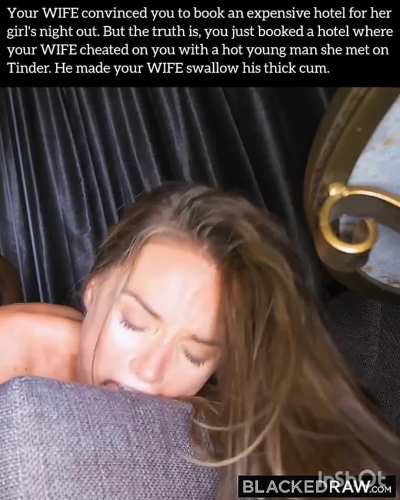 He even came inside her slutty pussy. You have no idea your wife was a whore. 