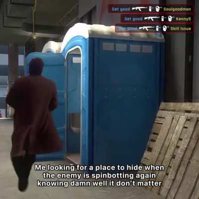 It's pointless to hide when there is a hacker, I'd just afk 🤣