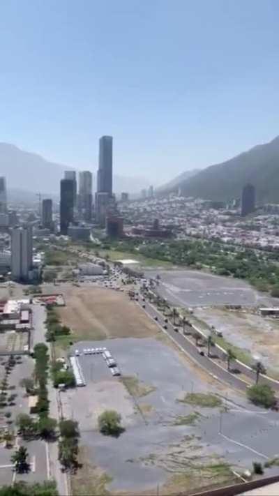 Movilización de policias en San Pedro