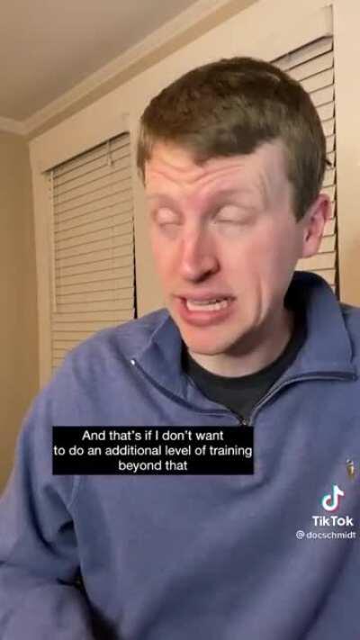 “I’m applying to additional training now”