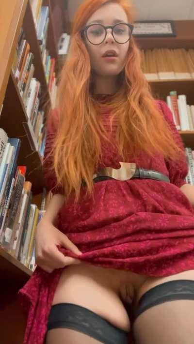 I’m going to get fired from my little job at the library.