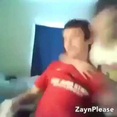 To beat up his brother