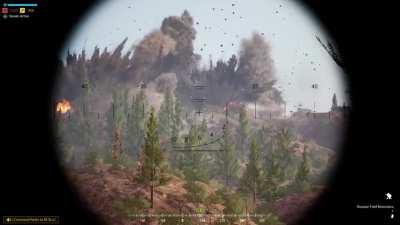 Artillery Strike Obliterates Enemy HAB