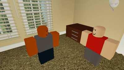 Demoman catches Commander watch strange stuff.