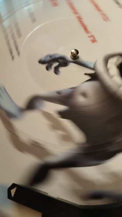 Axel F vinyl on Soviet (lmao) player, made in 1977.