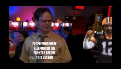 Rodgers reminding everyone he's still a baaaaaad man