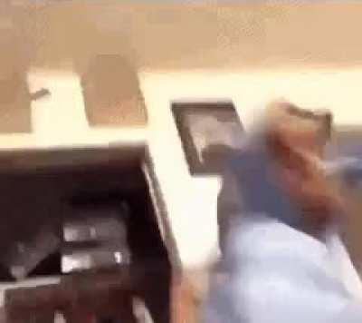 Guy fights his camera in an online argument