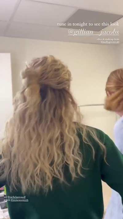 Gillian getting ready for 